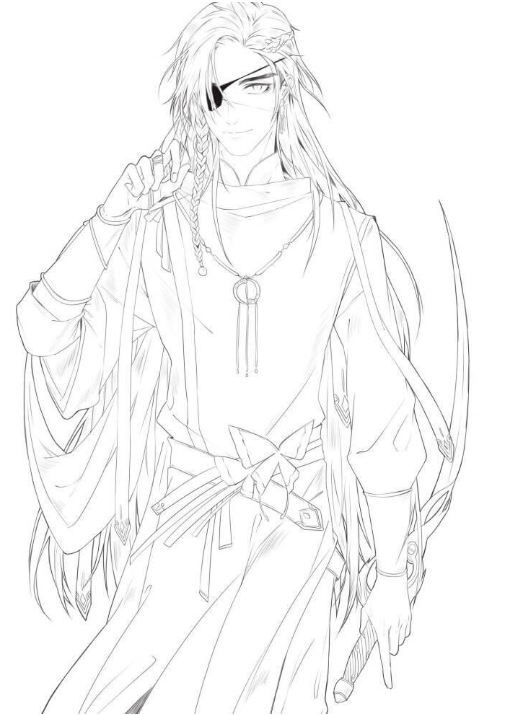 手繪動漫人物線稿，一筆一畫的自信與成就之路