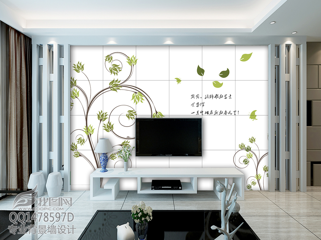 手繪電視背景,手繪電視背景，小巷深處的藝術之旅