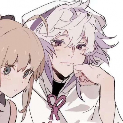 動漫情頭雙人，自然美景中的心靈之旅