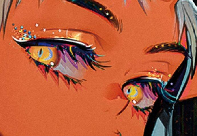 動(dòng)漫眼睛圖，探尋內(nèi)心平靜的視覺(jué)之旅