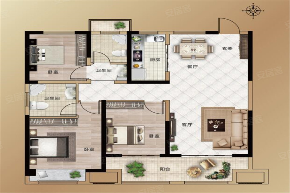 湯陰最新租房一室一廳，家的溫馨日常體驗