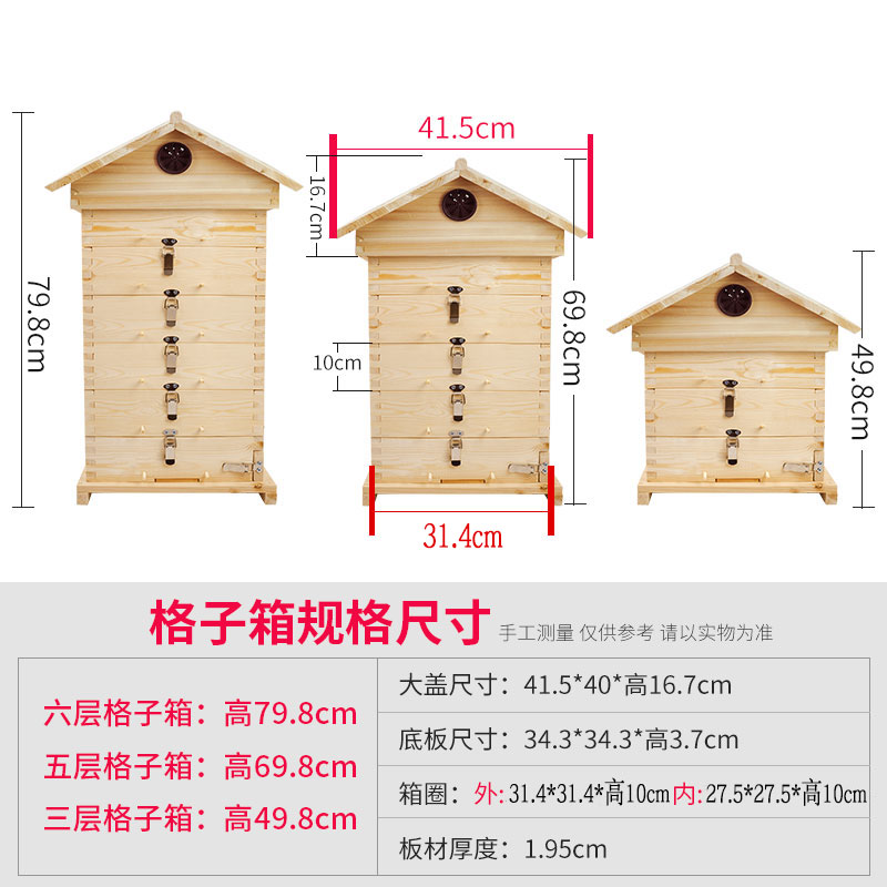 最新中蜂格子箱尺寸揭秘，探索蜜蜂的秘密，感受友情的溫暖
